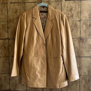 Leather Blazer- excellent condition!